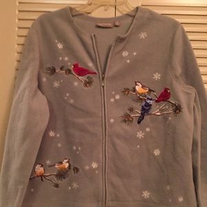 Woman’s PL Sage Full zip fleece jacket embroidered